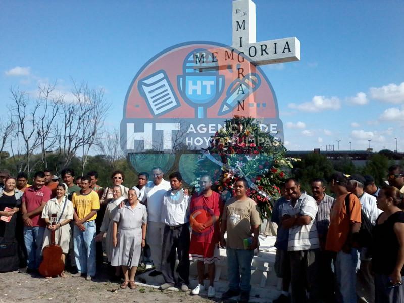Ofrenda para los migrantes en Reynosa Ofrenda para los migrantes en Reynosa