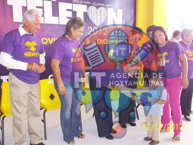 Arranca María del Pilar en Altamira boteo CRIT Teletón Arranca María del Pilar en Altamira boteo CRIT Teletón