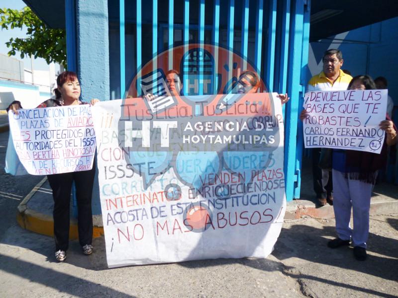 Acusan al líder sindical del ISSSTE en Tampico Acusan al líder sindical del ISSSTE en Tampico