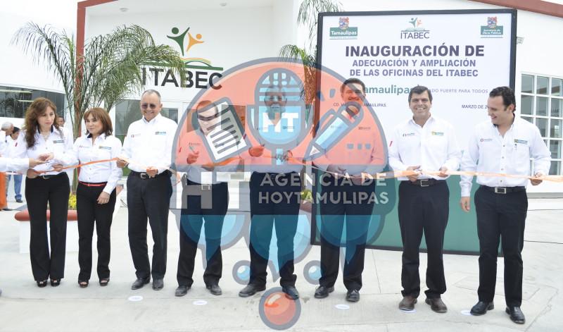 El Gobernador de Tamaulipas inaugura oficinas del ITABEC El Gobernador de Tamaulipas inaugura oficinas del ITABEC