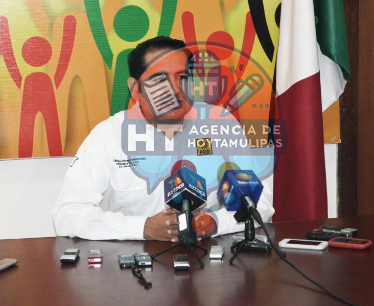 Cuitláhuac Ortega, dirigente del PRD en Tamaulipas Cuitláhuac Ortega, dirigente del PRD en Tamaulipas