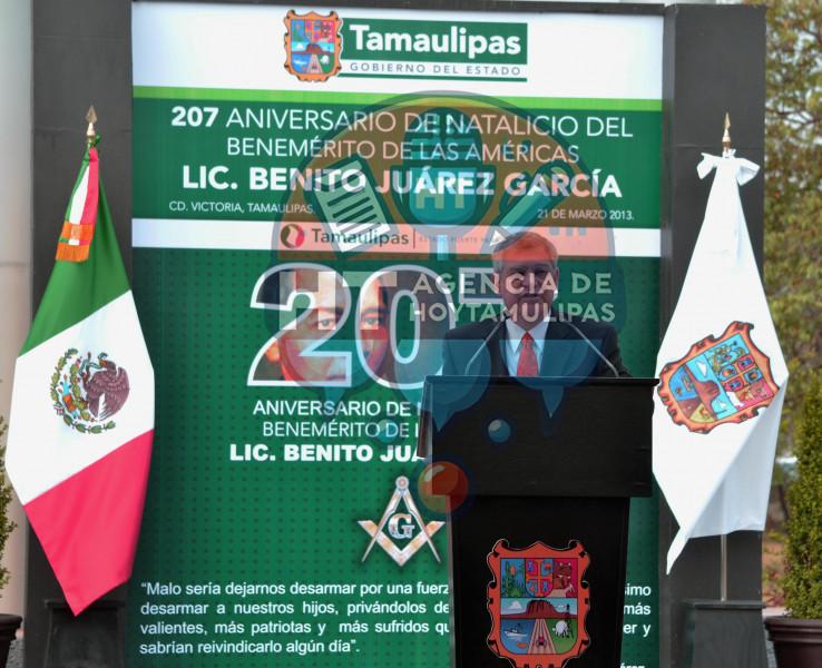 207 aniversario del natalicio de Benito Juárez García 207 aniversario del natalicio de Benito Juárez García