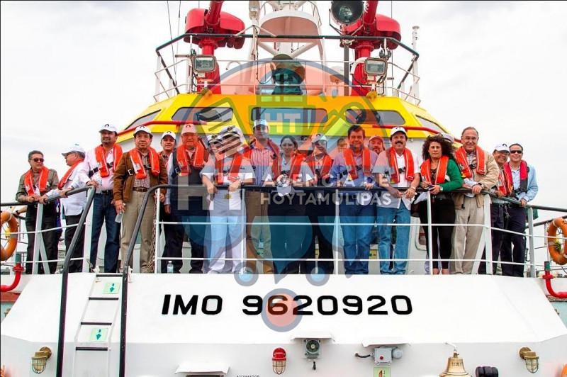 Diputados federales de la Comisión de Marina visitaron el puerto de Altamira Diputados federales de la Comisión de Marina visitaron el puerto de Altamira