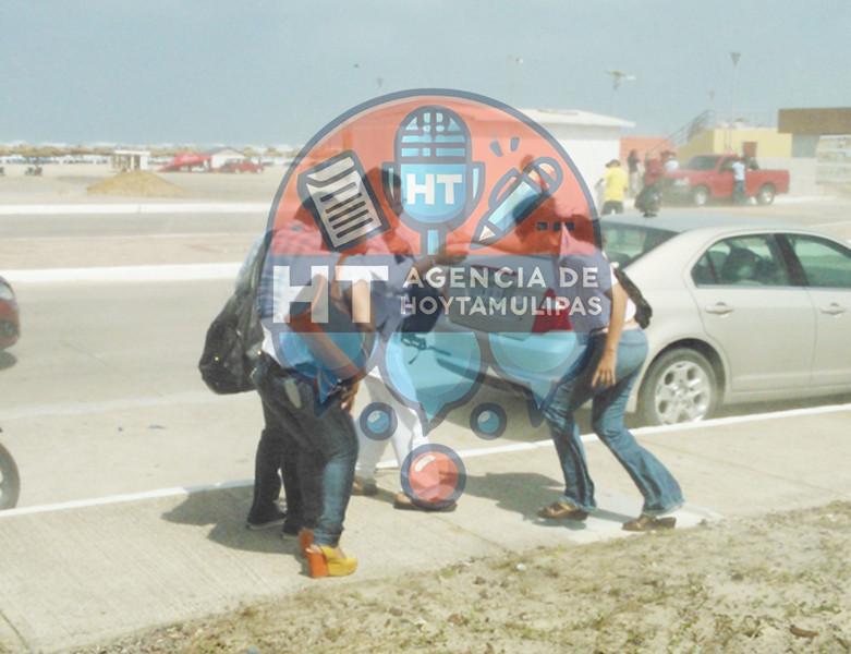 Asusta frente frío a turistas de Miramar Asusta frente frío a turistas de Miramar