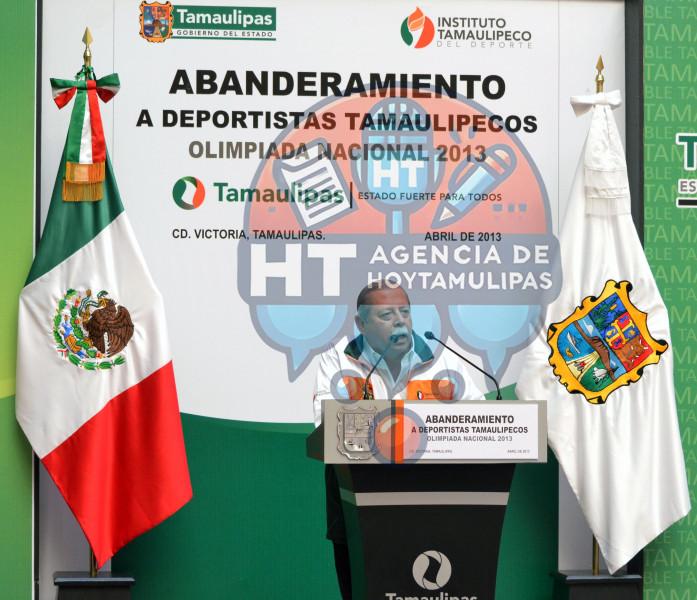 Abanderamiento a deportistas tamaulipecos Abanderamiento a deportistas tamaulipecos