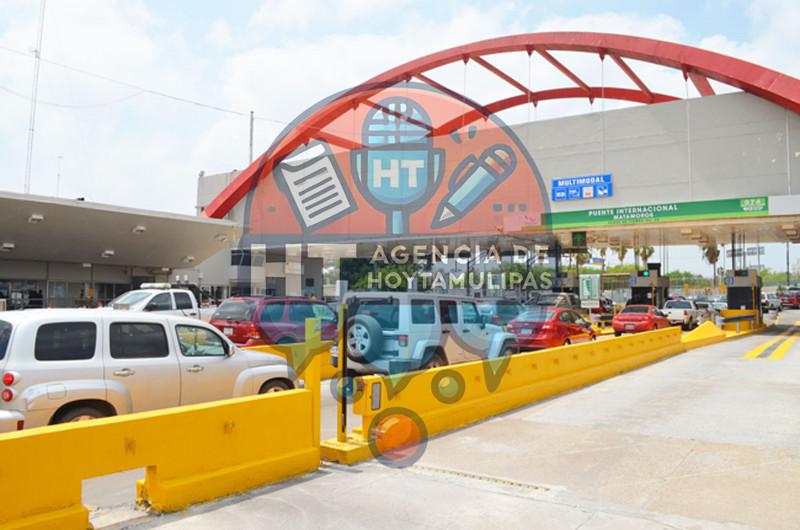 Recuperan aforos los puentes internacionales en Matamoros Recuperan aforos los puentes internacionales en Matamoros