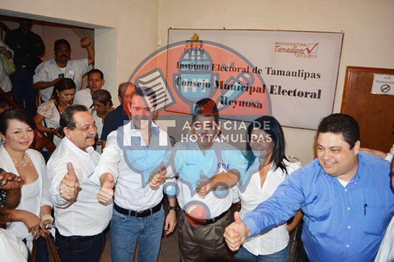 Se registra candidato panista de Reynosa ante el IETAM Se registra candidato panista de Reynosa ante el IETAM
