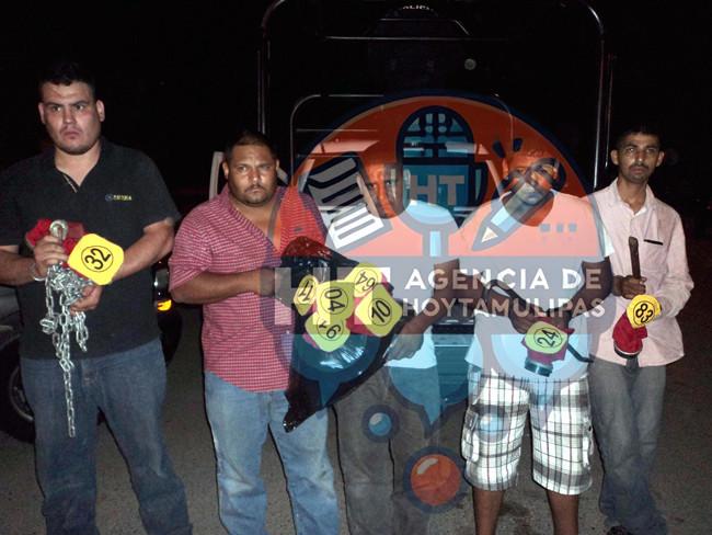 Detienen a asaltantes en Nuevo Laredo Detienen a asaltantes en Nuevo Laredo