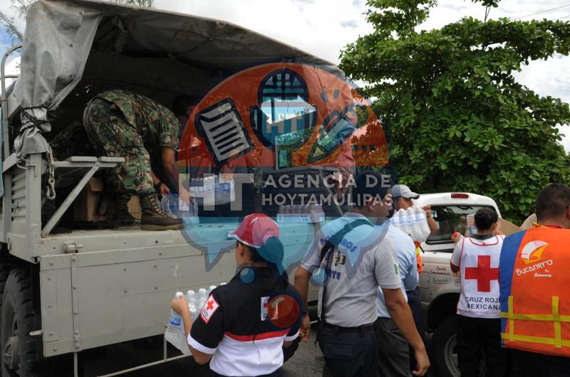 Llega ayuda a damnificados de Tamaulipas Llega ayuda a damnificados de Tamaulipas