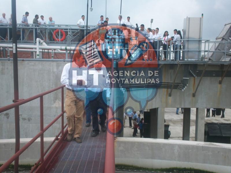 Cumplen plantas de tratamiento de Tampico con eficiencia su servicio en la zona Cumplen plantas de tratamiento de Tampico con eficiencia su servicio en la zona