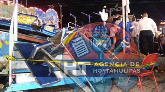 Descarrilamiento en feria de Nuevo Laredo Descarrilamiento en feria de Nuevo Laredo