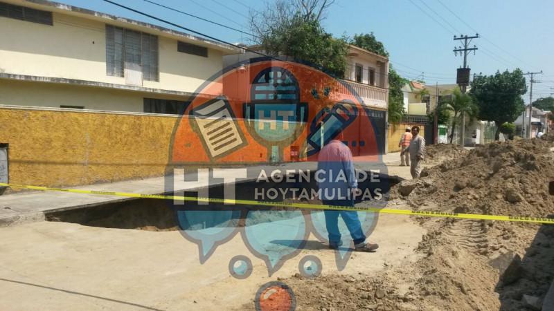 Surgen nuevos hundimientos en Madero Surgen nuevos hundimientos en Madero