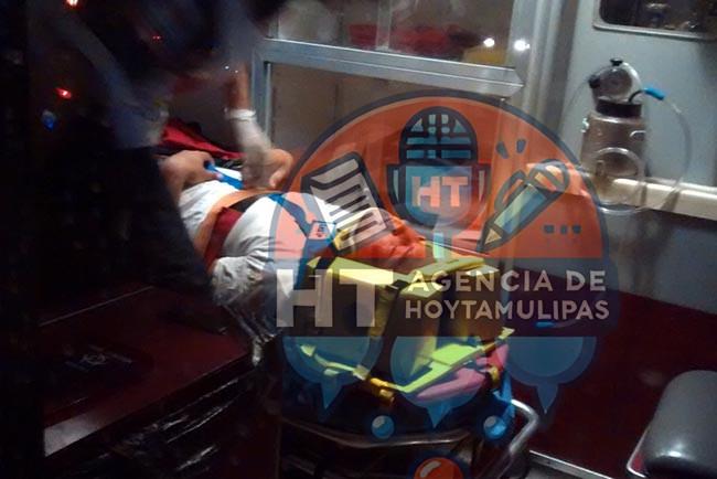 Motociclista lesionado en Victoria Motociclista lesionado en Victoria