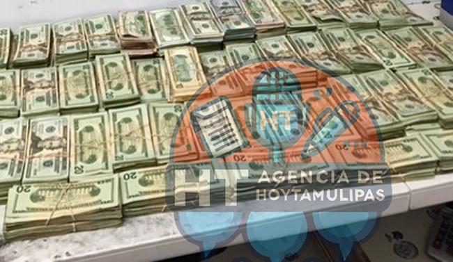 Incautan 309 mil 220 dólares Incautan 309 mil 220 dólares