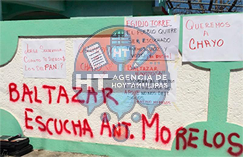 Protesta en Antiguo Morelos Protesta en Antiguo Morelos
