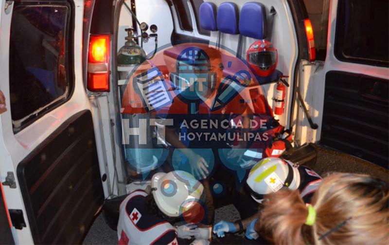 Motociclista lesionado Motociclista lesionado