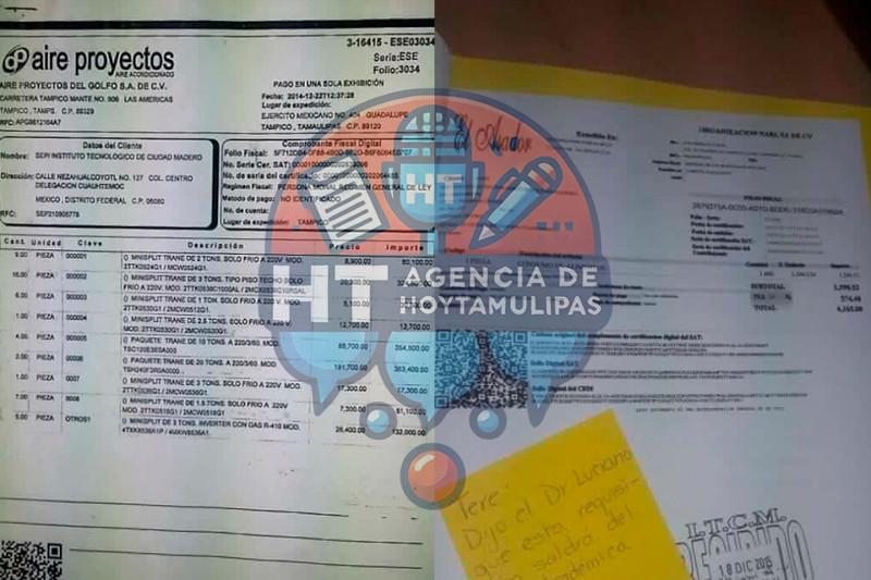 Facturas del Tec Madero Facturas del Tec Madero