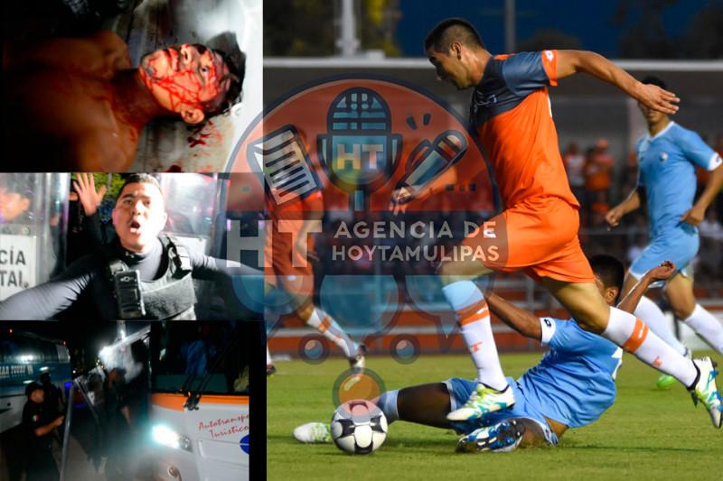 Pelea en el partido del Correcamionos Pelea en el partido del Correcamionos