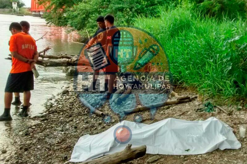 Cuerpo de ahogado en rl río Pánuco Cuerpo de ahogado en rl río Pánuco
