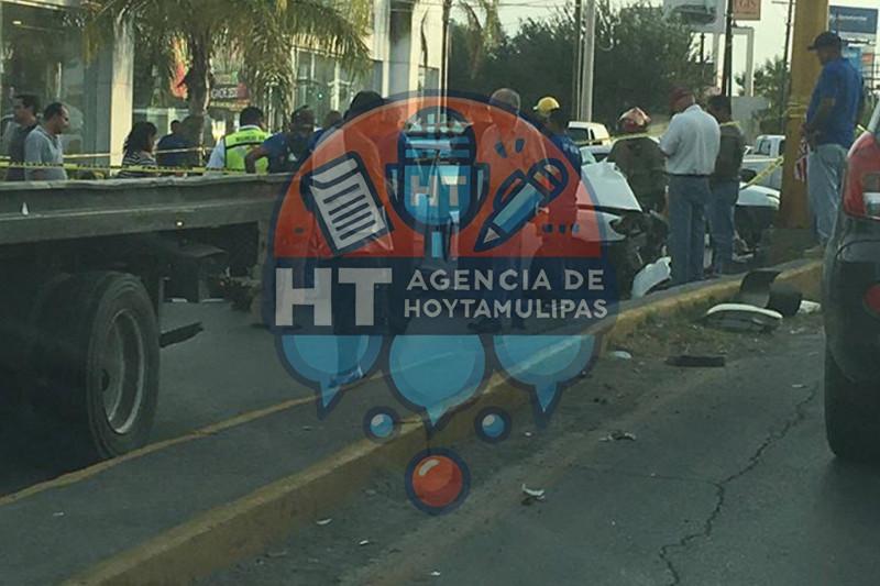 Choque deja dos muertos Choque deja dos muertos