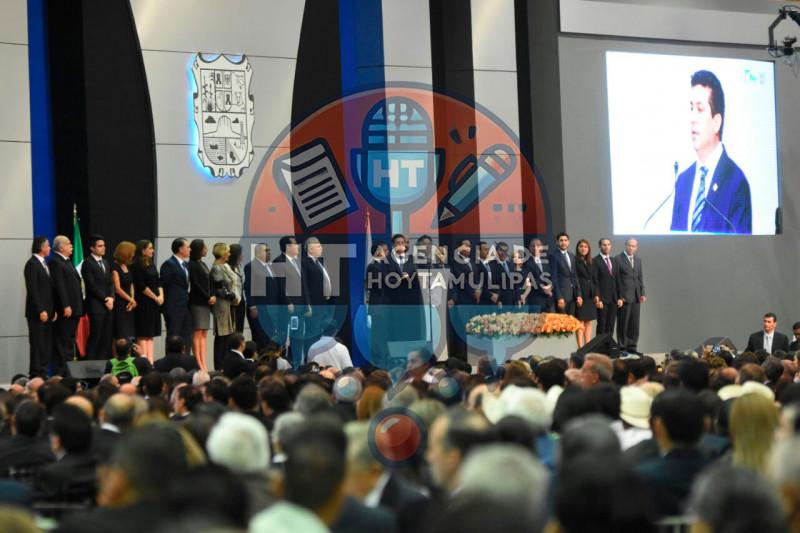 Cabeza de Vaca en toma de protesta Cabeza de Vaca en toma de protesta