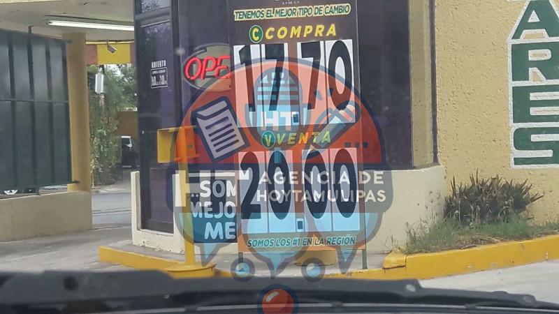 Dólar frente al peso mexicano Dólar frente al peso mexicano