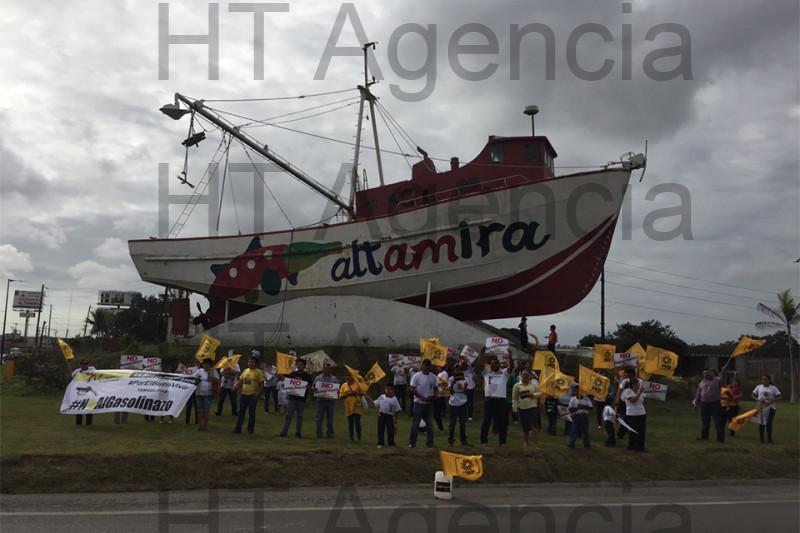 PRD manifestación Altamira