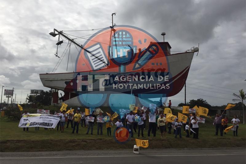 PRD manifestación Altamira PRD manifestación Altamira