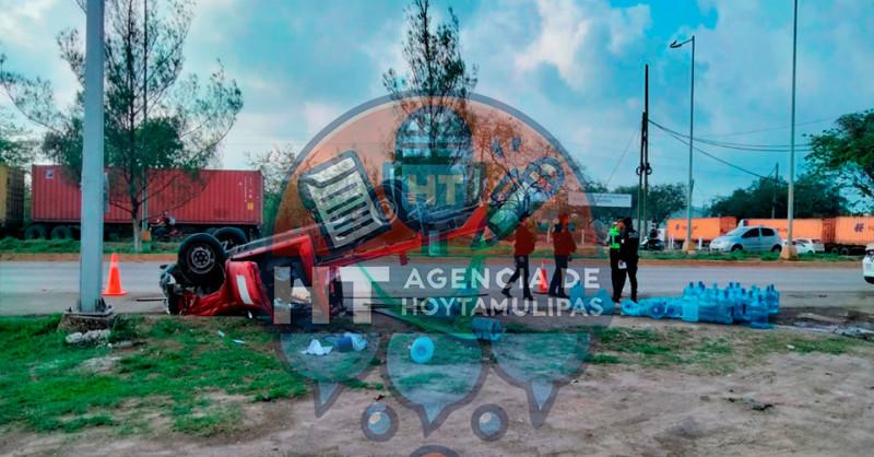 Volcadura en Altamira Volcadura en Altamira