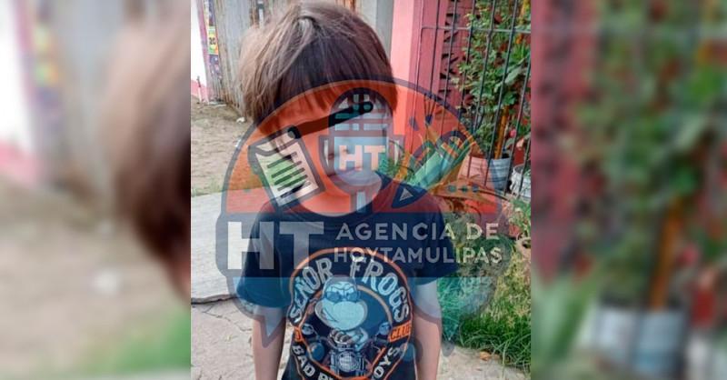 Niño de cinco años deambulaba solo por una colonia de Madero Niño de cinco años deambulaba solo por una colonia de Madero