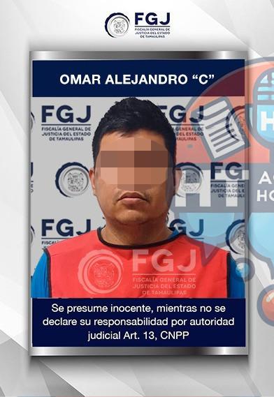 Detenido Omar Alejandro “C” Detenido Omar Alejandro “C”