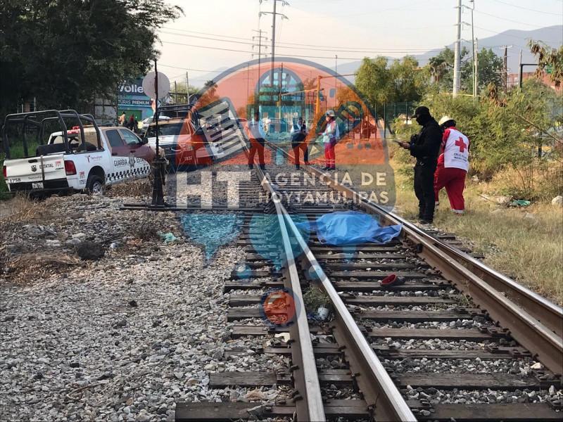 Muerto tren Victoria Muerto tren Victoria