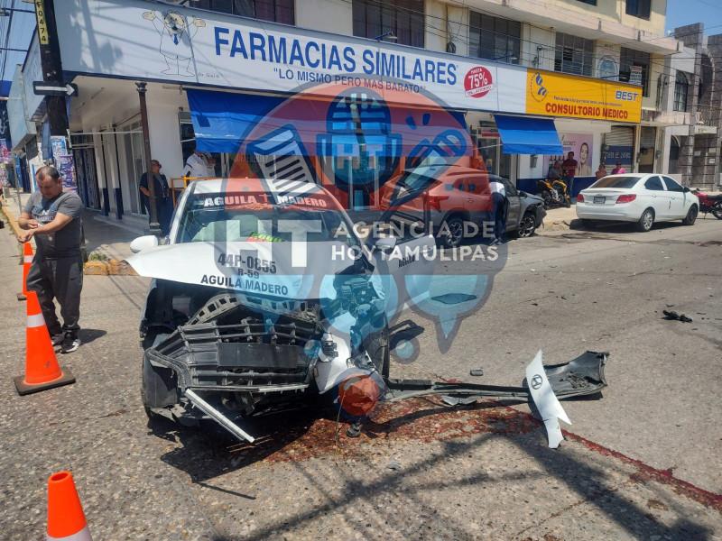 Choque en Ciudad Madero Choque en Ciudad Madero