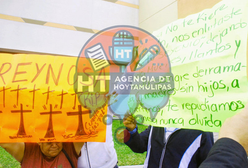 Felipe Caldern - protesta Reynosa