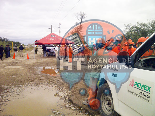 Evacuan 40 trabajadores de Pemex en ciudad Victoria por simulacro