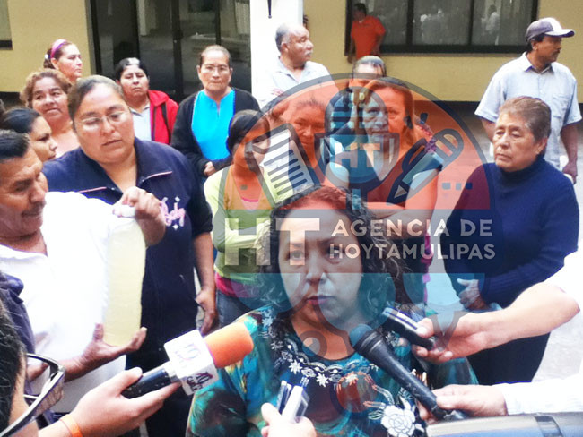 Denuncian pobladores de G�emez contaminaci�n del r�o San Felipe