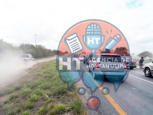 Se registra largas filas en aduana de Reynosa-Monterrey