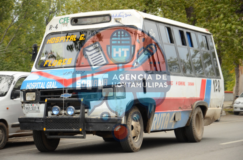 Microbuses del transporte pblico