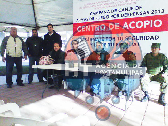 Ponen en marcha programa de Canje de Armas en Reynosa