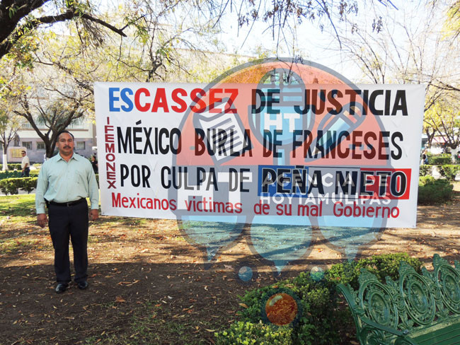 Protestan frente a Palacio de Gobierno por liberacin de francesa