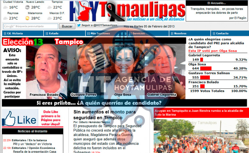 Sondeos de HOYTamaulipas