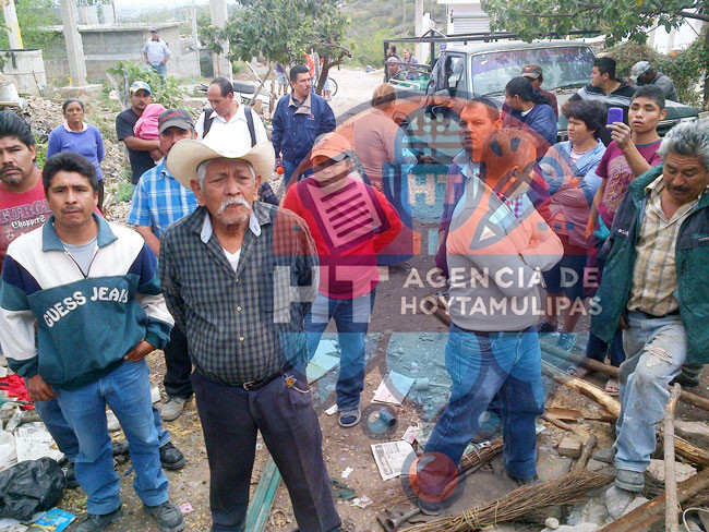 Desalojo de familias-Ciudad Victoria