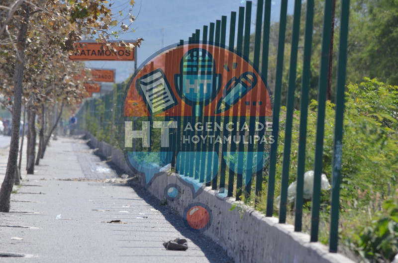 Robo de reja perimetral en el Eje vial