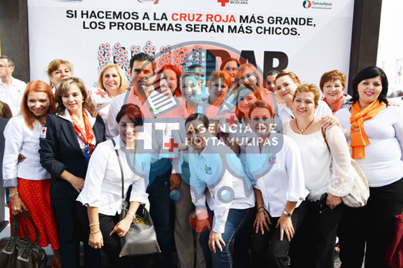 La Cruz Roja de Reynosa, arranc su colecta anual