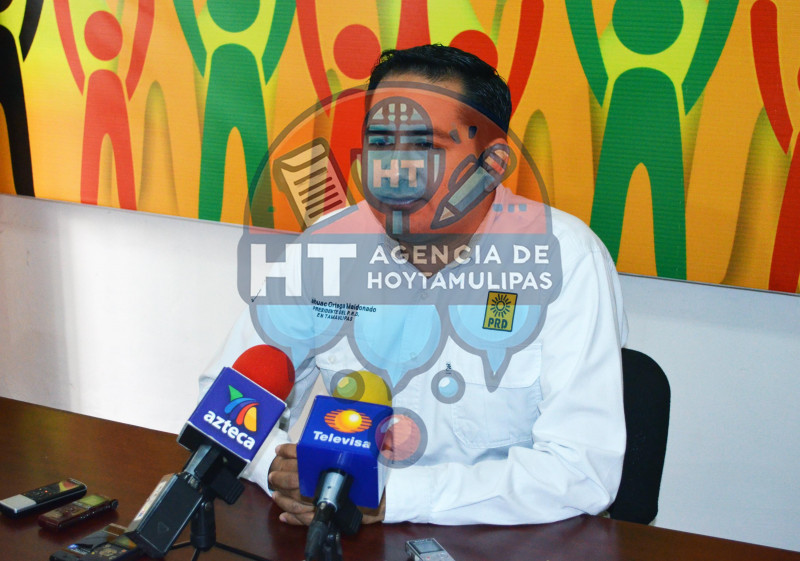 Cuitl�huac Ortega, dirigente del PRD en Tamaulipas