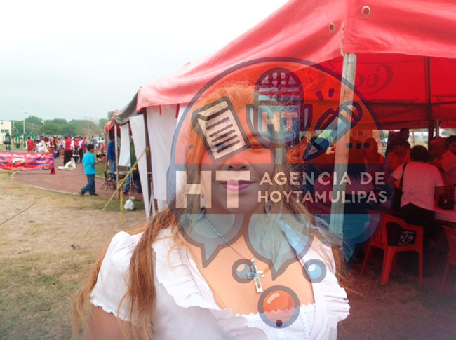 Marbella Fern�ndez, presidenta de la Asociaci�n Conexi�n Joven en Matamoros