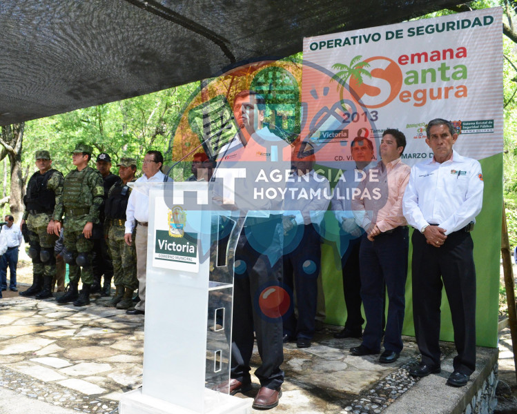 Banderazo operativo de seguridad 