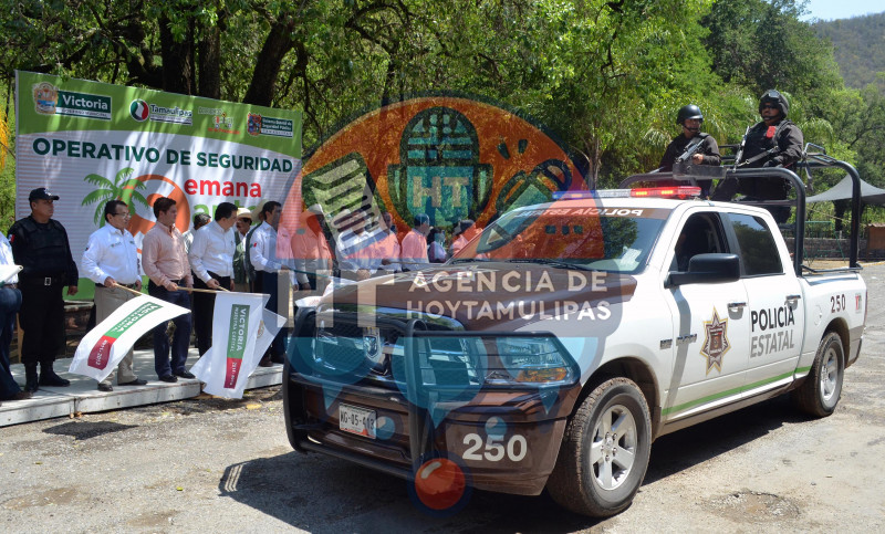 Banderazo operativo de seguridad 
