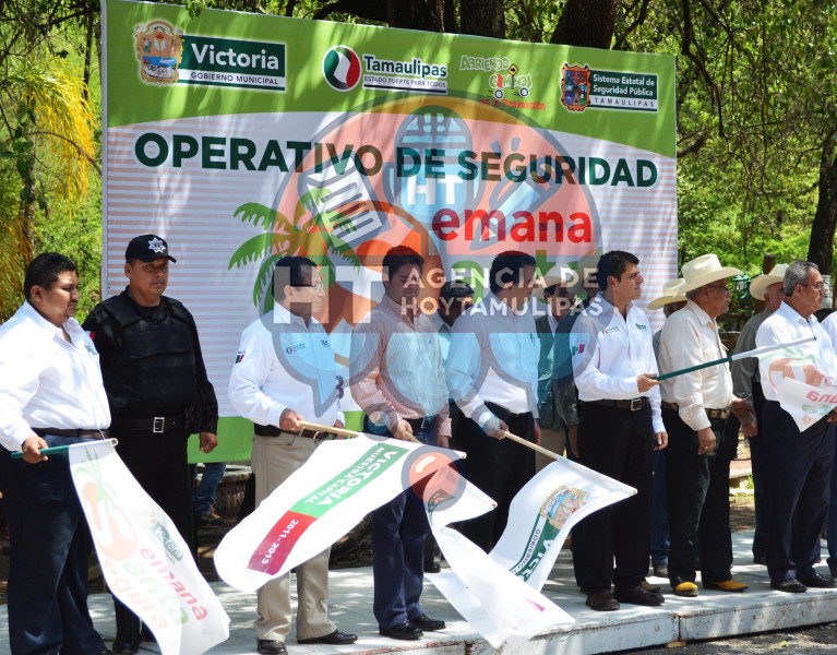 Banderazo operativo de seguridad 