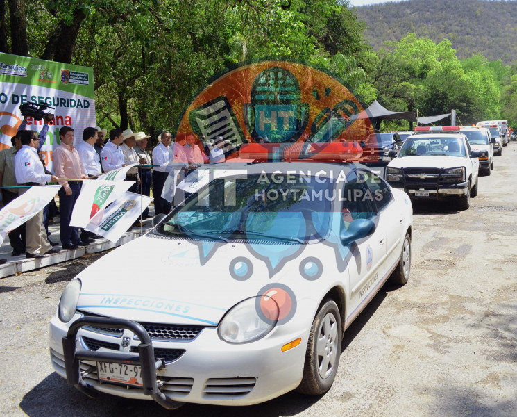 Banderazo operativo de seguridad 